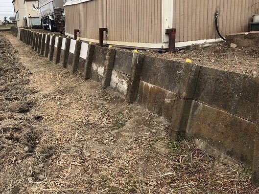 土留め、柵板修繕工事 | ハマニ株式会社